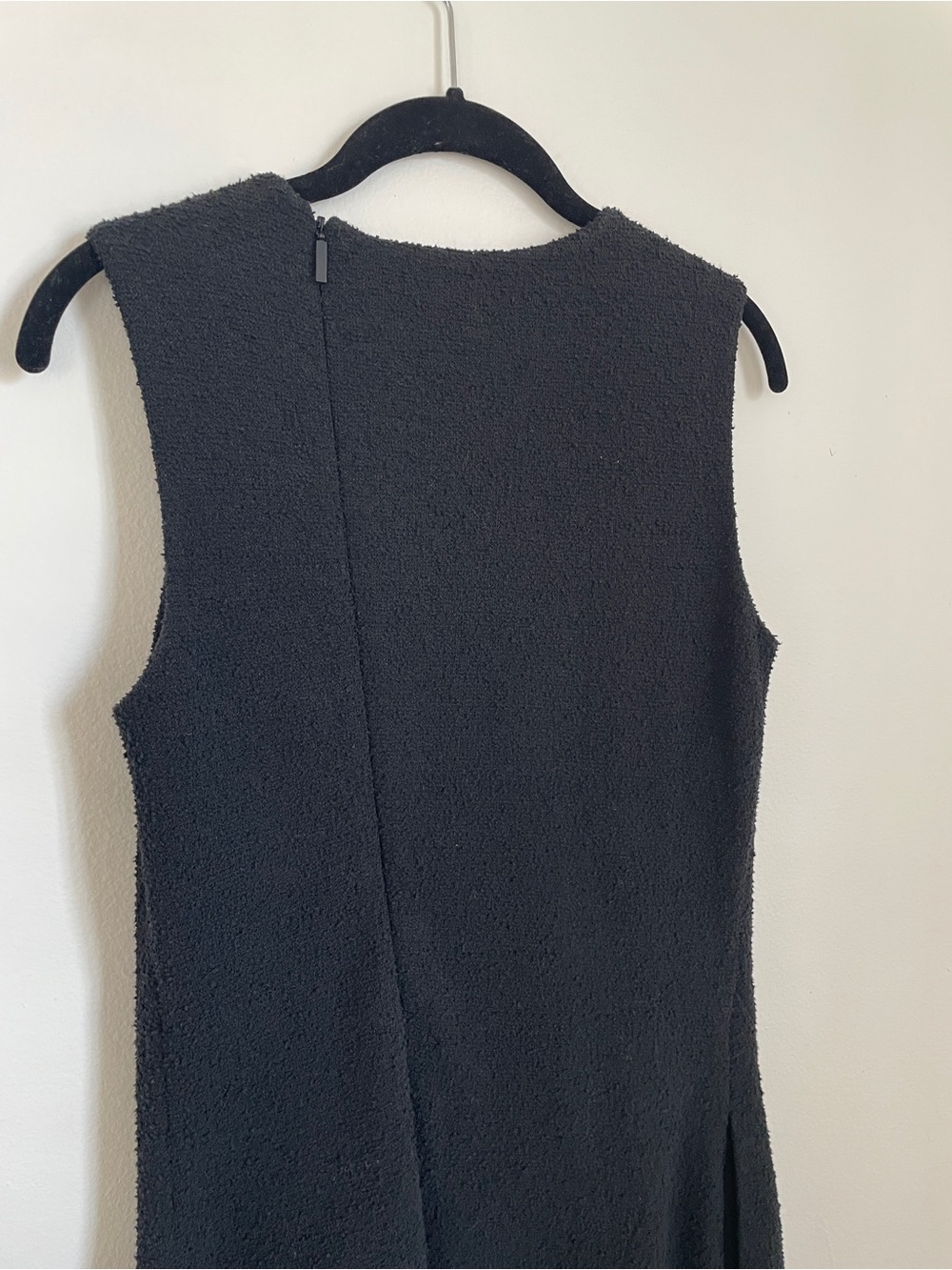 Tibi Boucle Knit Sculpted Dress, Black, 2 - Picture 7 of 8